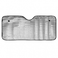 Шторка экран 130*60см на лобовое стекло SKYWAY фольга 1/100шт